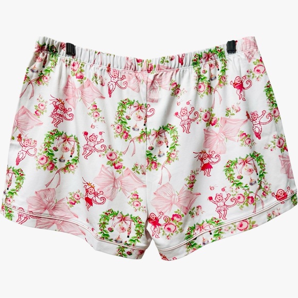 Roller Rabbit x LoveShackFancy Merry Monkey Beaux Polo Pajamas Set XL RARE NWT - Picture 8 of 10